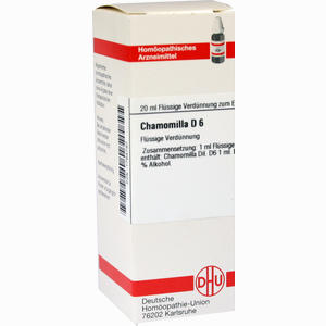 Chamomilla D6 Dilution 20 ml - ab 8,22 €