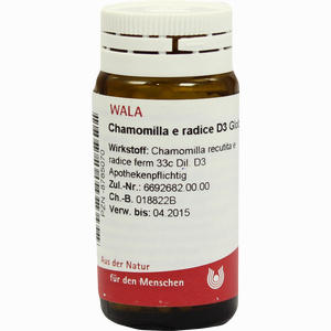 Chamomilla E Radice D3 Globuli 20 g - ab 7,47 €