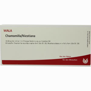 Chamomilla/nicotiana Ampullen 10 x 1 ml - ab 0,00 €