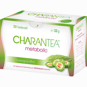 Charantea Metabolic Lemon/mint Filterbeutel 20 Stück - ab 9,07 €