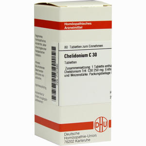 Chelidonium C30 Tabletten 80 Stück - ab 0,00 &euro;