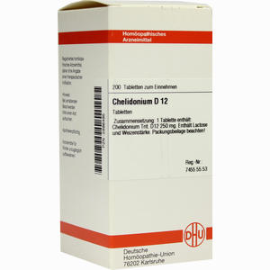 Chelidonium D12 Tabletten 200 Stück - ab 0,00 €