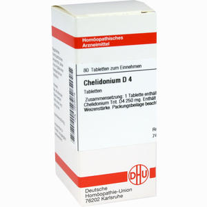 Chelidonium D4 Tabletten 80 Stück - ab 9,29 €