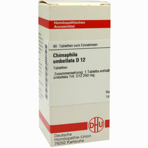 Chimaphila Umbel D12 Tabletten 80 Stück - ab 8,80 €