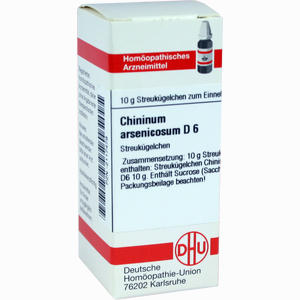 Chininum Arsen D6 Globuli 10 g - ab 7,66 €