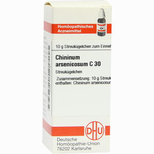 Chininum Arsenicosum C30 Globuli 10 g - ab 8,35 €