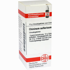 Chininum Sulf D6 Globuli 10 g - ab 7,98 €