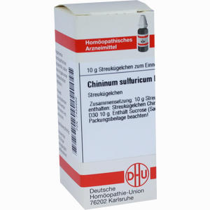 Chininum Sulfuricum D30 Globuli DHU-Arzneimittel 10 g - ab 8,52 €