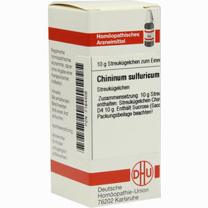 Chininum Sulfuricum D4 Globuli 10 g - ab 8,09 €