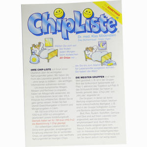 Chipliste- Leporello 1 Stück - ab 2,40 €