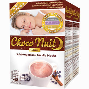 Choco Nuit Drink Gute Nacht Schokogetränk Doppel Pulver 20 Stück - ab 9,40 €