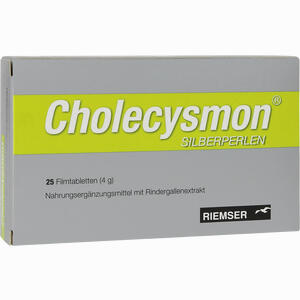 Cholecysmon Silberperlen Dragees 25 Stück - ab 4,47 €