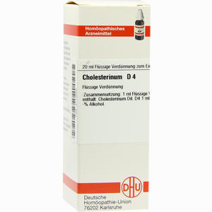 Cholesterinum D4 Dilution 20 ml - ab 11,56 €