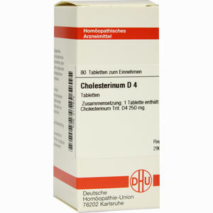 Cholesterinum D4 Tabletten 80 Stück - ab 9,31 €