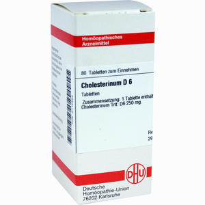 Cholesterinum D6 Tabletten 80 Stück - ab 8,88 €