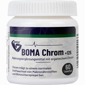 Chrom + 125 Tabletten 60 Stück - ab 4,15 €