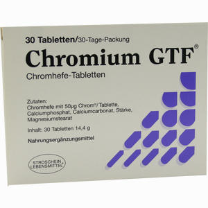 Chromium Gtf Tabletten 30 Stück - ab 5,22 &euro;