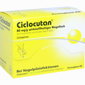 Ciclocutan 80mg/g Wirkstoffhaltiger Nagellack Lösung 6 g - ab 25,42 €