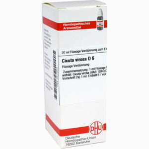 Cicuta Virosa D6 Dilution 20 ml - ab 8,68 &euro;