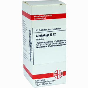 Cimicifuga D12 Tabletten 80 Stück - ab 7,83 &euro;