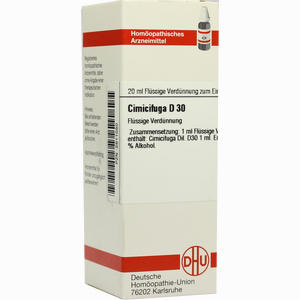 Cimicifuga D30 Dilution DHU-Arzneimittel GmbH & Co. KG 20 ml - ab 9,33 &euro;