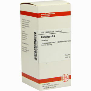 Cimicifuga D4 Tabletten 200 Stück - ab 0,00 &euro;