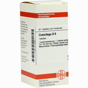 Cimicifuga D6 Tabletten 80 Stück - ab 7,95 €