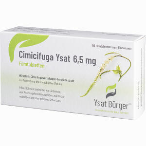Cimicifuga Ysat 6. 5 Mg Filmtabletten 90 Stück - ab 18,20 &euro;