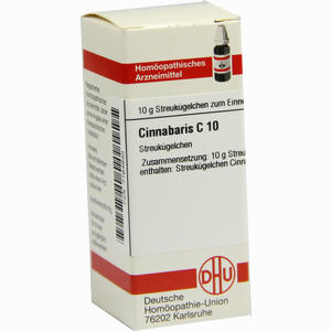 Cinnabaris C10 Globuli 10 g - ab 10,36 &euro;