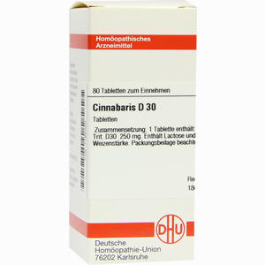 Cinnabaris D30 Tabletten 80 Stück - ab 0,00 &euro;