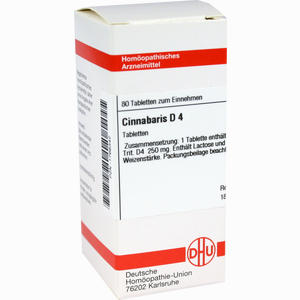 Cinnabaris D4 Tabletten 80 Stück - ab 8,82 €