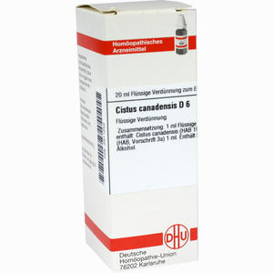 Cistus Canadens D6 Dilution 20 ml - ab 8,72 &euro;