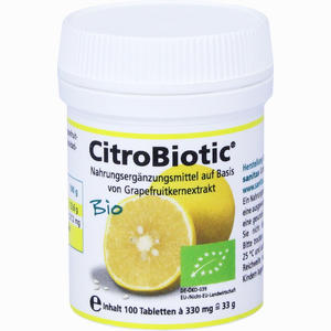 Citrobiotic Grapefruitkernextrakt Tabletten  100 Stück - ab 10,60 €