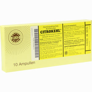 Citrokehl Ampullen 10 x 2 ml - ab 0,00 &euro;