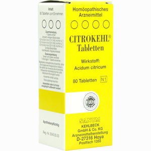 Citrokehl Tabletten  1 x 80 Stück