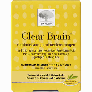 Clear Brain Tabletten 60 Stück - ab 0,00 &euro;