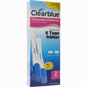 Clearblue Schwangerschaftstest Frühe Erkennung  2 Stück - ab 10,19 €