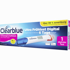 Clearblue Schwangerschaftstest Ultra Frühtest Digital 1 Stück - ab 9,59 €