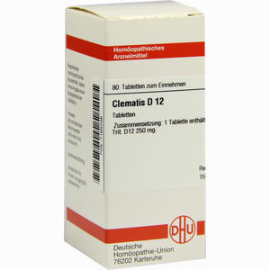 Clematis D12 Tabletten 80 Stück - ab 0,00 €