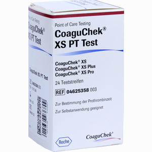 Coaguchek Xs Pt Test Teststreifen Roche Diagnostics Deutschland GmbH 24 Stück - ab 87,10 €