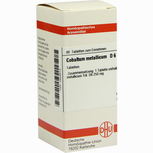 Cobaltum Met D6 Tabletten 80 Stück - ab 9,31 €