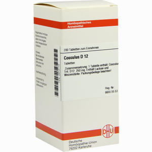 Cocculus D12 Tabletten 200 Stück - ab 0,00 &euro;