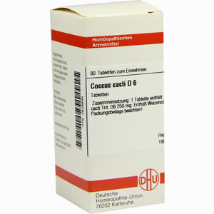 Coccus Cacti D6 Tabletten 80 Stück - ab 0,00 €