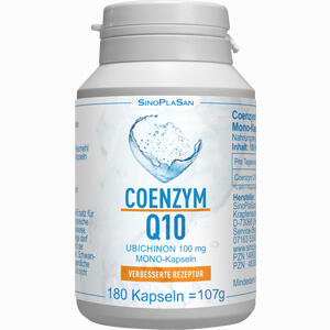 Coenzym Q10 100mg Ubichinon Mono- Kapseln  180 Stück - ab 35,09 €