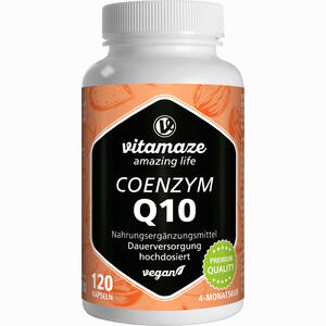 Coenzym Q10 200 Mg Vegan Vitamaze Kapseln 120 Stück - ab 30,47 €