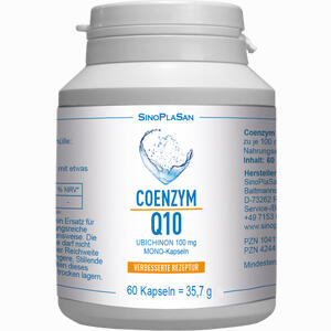 Coenzym Q10 Ubichinon Mono- Kapseln 100mg  60 Stück - ab 17,29 €