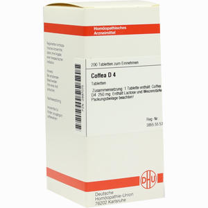 Coffea D4 Tabletten 200 Stück - ab 0,00 €