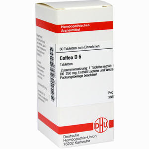 Coffea D6 Tabletten 80 Stück - ab 8,89 €
