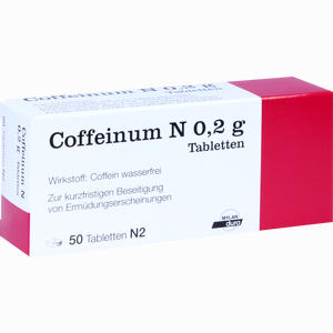 Coffeinum N 0.2g Tabletten 50 Stück - ab 10,05 €