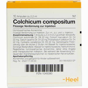 Colchicum Compositum Ampullen 10 Stück - ab 15,04 €